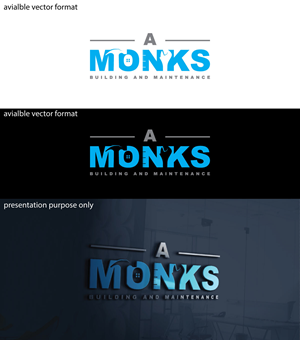 Logo-Design von RS_Design für A Monks Building and Maintenance  | Design: #28972212