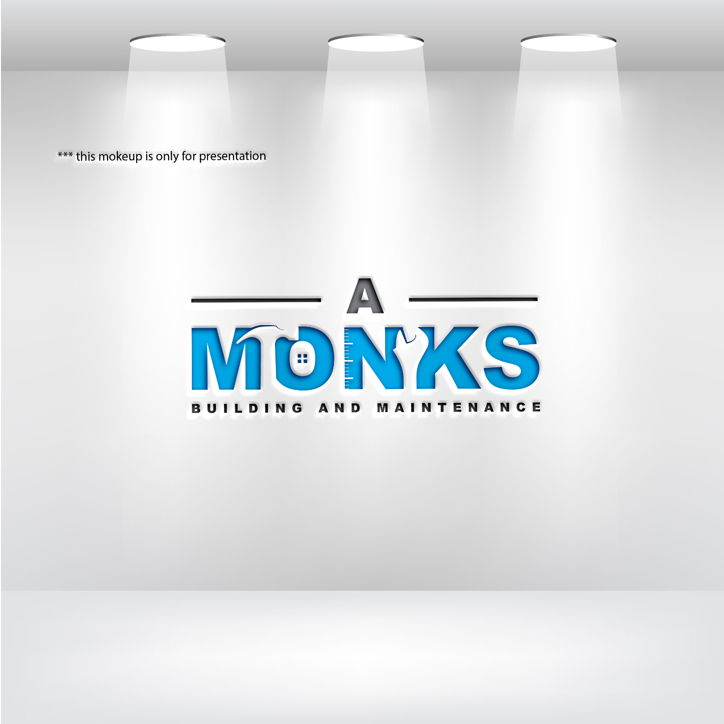 Logo Design by RS_Design for A Monks Building and Maintenance  | Design #28972213