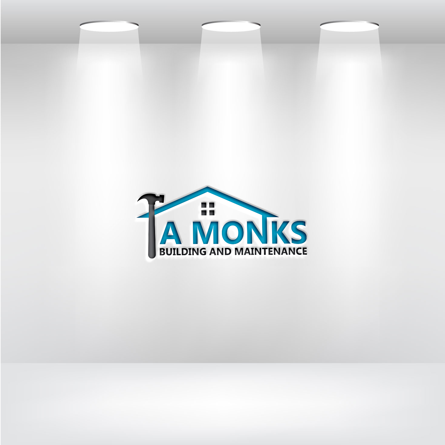 Logo-Design von Mi Design1 für A Monks Building and Maintenance  | Design #28972114