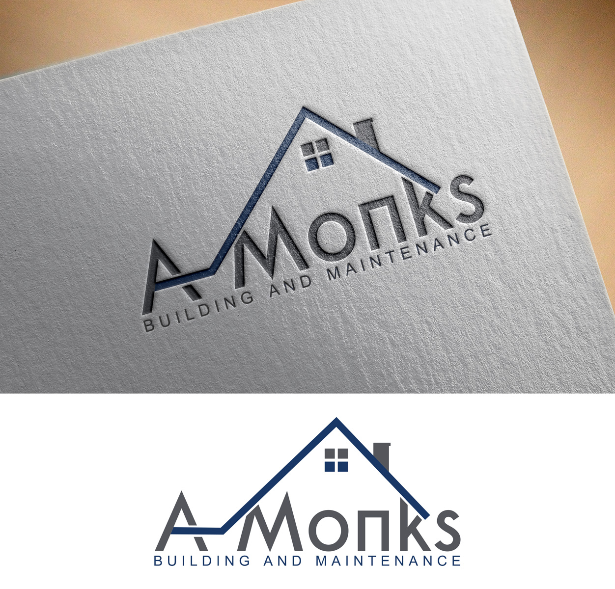 Logo-Design von we with für A Monks Building and Maintenance  | Design #28977507