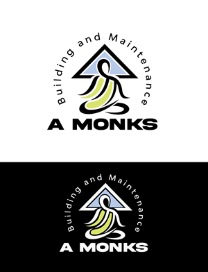 Logo Design by LogoPoko for A Monks Building and Maintenance  | Design #28976133