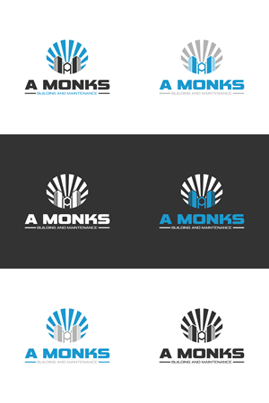 Logo-Design von bangsatkau für A Monks Building and Maintenance  | Design: #28972299