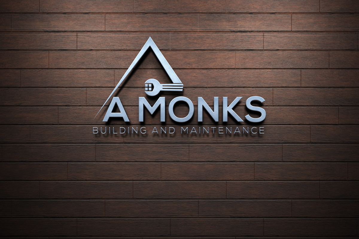 Logo-Design von NewtonGain für A Monks Building and Maintenance  | Design #28972787