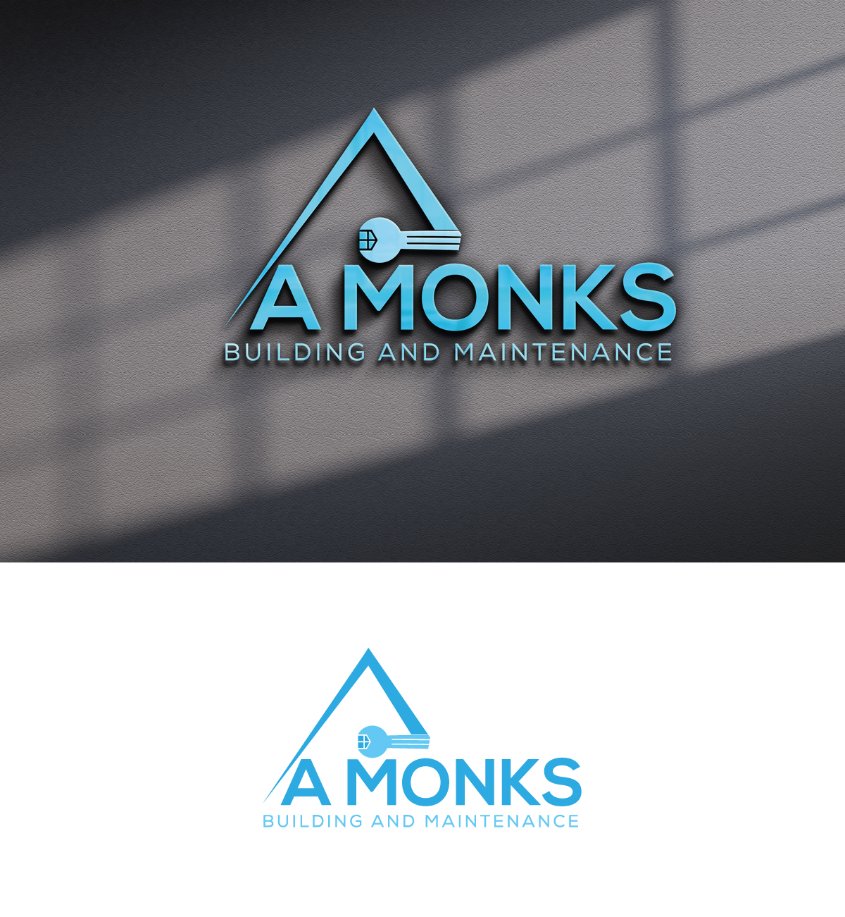 Design de Logo par NewtonGain pour A Monks Building and Maintenance  | Design #28973823