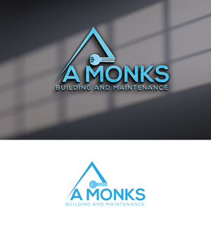 Logo-Design von NewtonGain für A Monks Building and Maintenance  | Design: #28973823