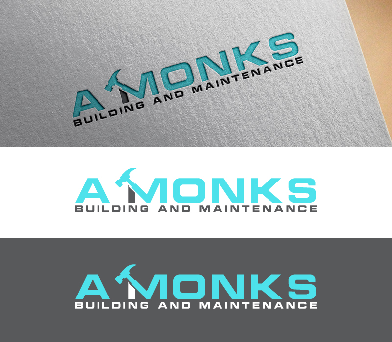 Logo-Design von rj1 für A Monks Building and Maintenance  | Design: #28972995