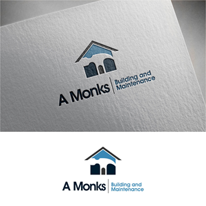 Logo Design by Jeferson HP for A Monks Building and Maintenance  | Design #28975378