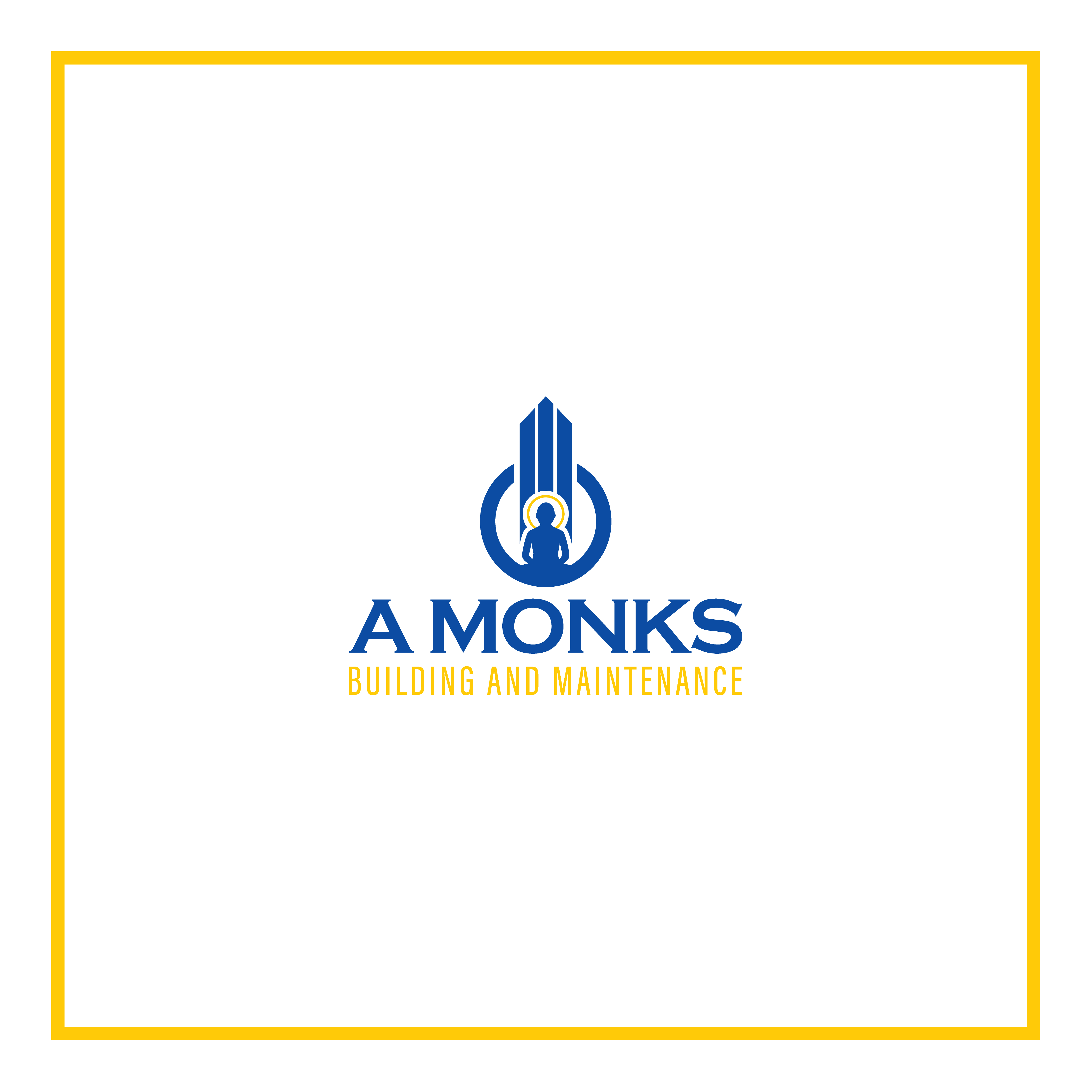 Logo Design by HarishRudrappa for A Monks Building and Maintenance  | Design #28974074