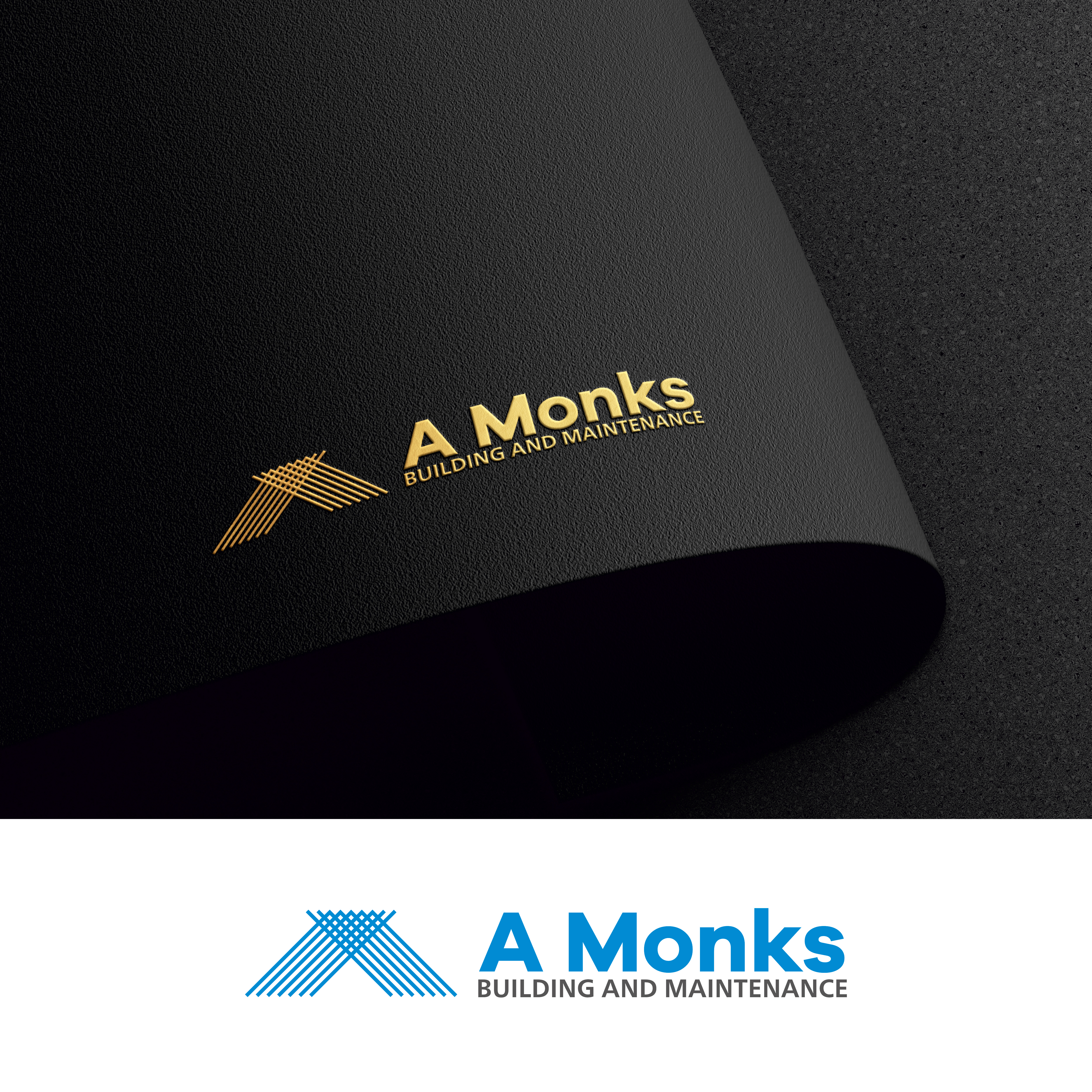 Logo-Design von 4AD für A Monks Building and Maintenance  | Design #28973212