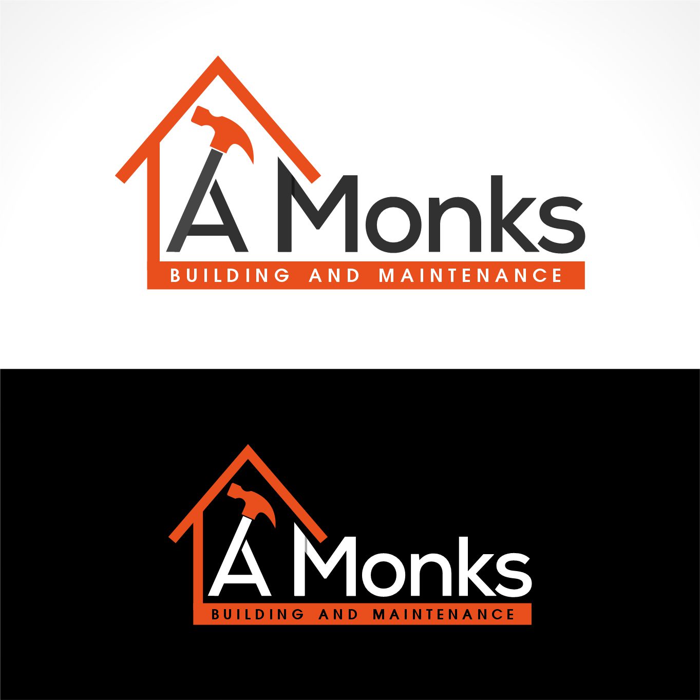Logo Design by creative.bugs for A Monks Building and Maintenance  | Design #28975173