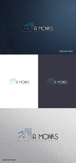 Logo-Design von SL Designer für A Monks Building and Maintenance  | Design: #28974455
