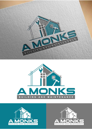 Logo-Design von fly  design für A Monks Building and Maintenance  | Design: #28976907