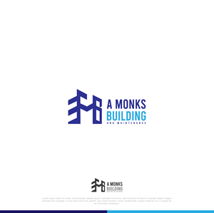 Logo-Design von webeezine für A Monks Building and Maintenance  | Design: #28976569