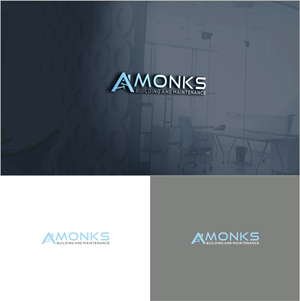 Logo Design by Yug Dave for A Monks Building and Maintenance  | Design #28972712