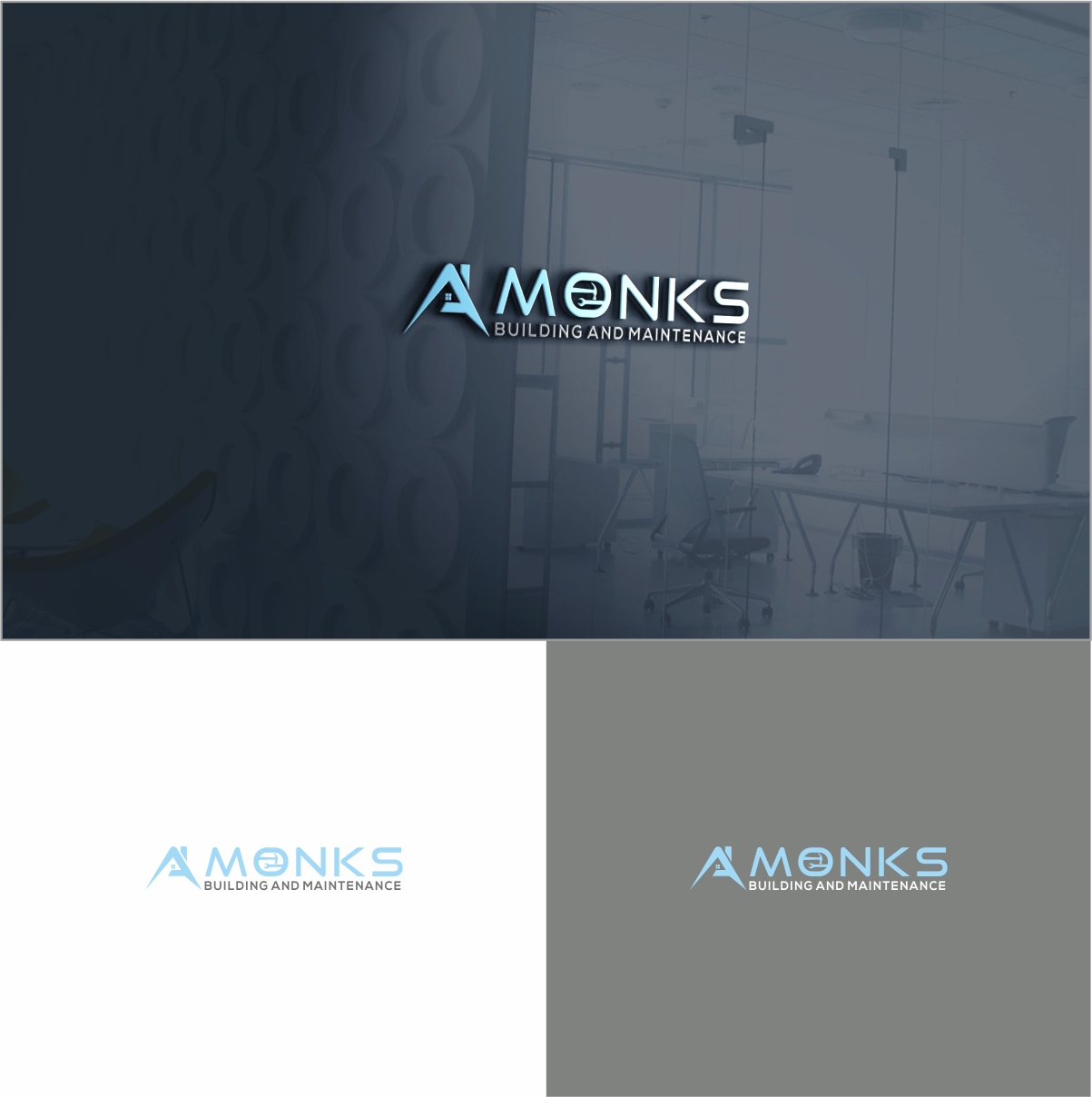 Logo-Design von Dave Paresh für A Monks Building and Maintenance  | Design #28972713
