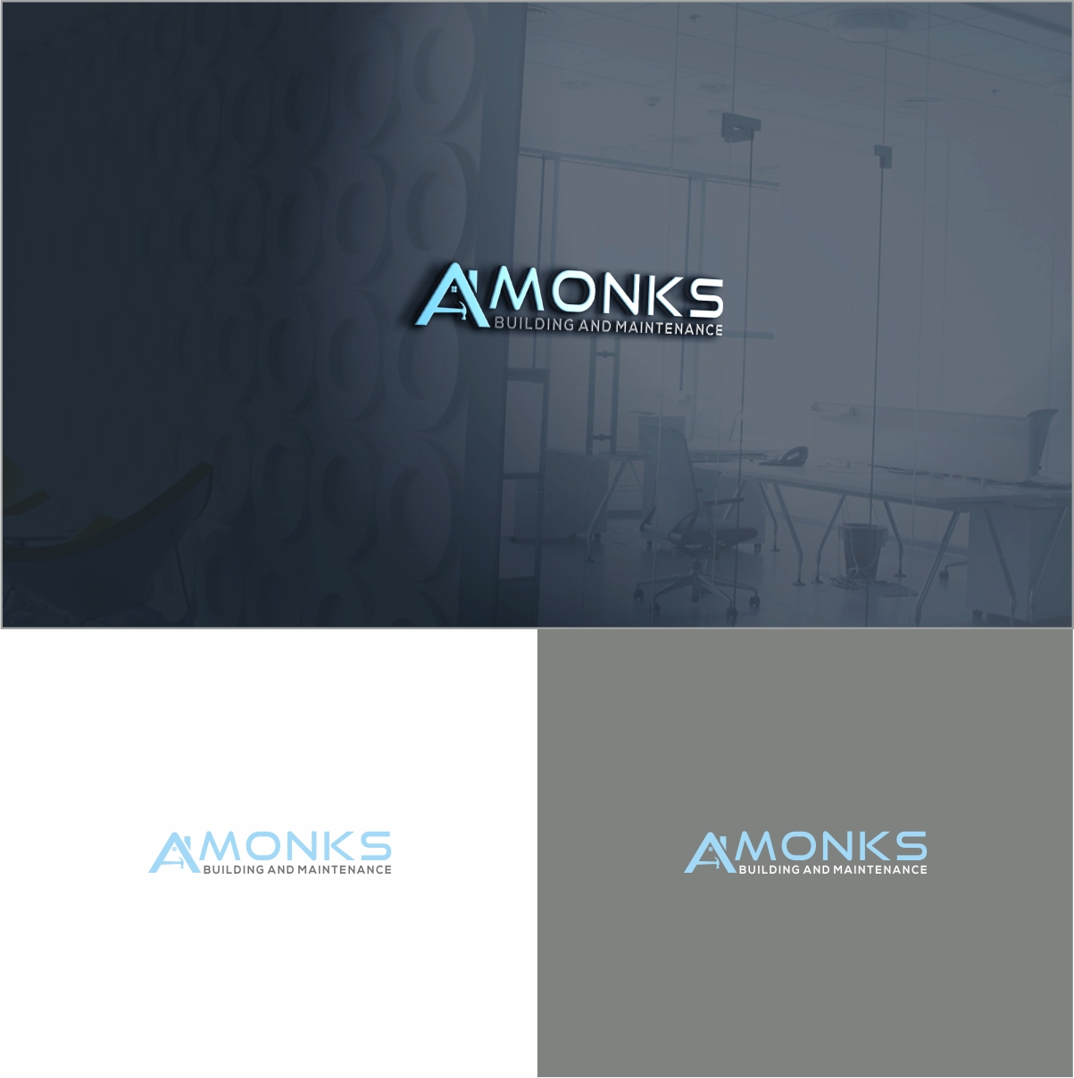 Design de Logo par Dave Paresh pour A Monks Building and Maintenance  | Design #28977284