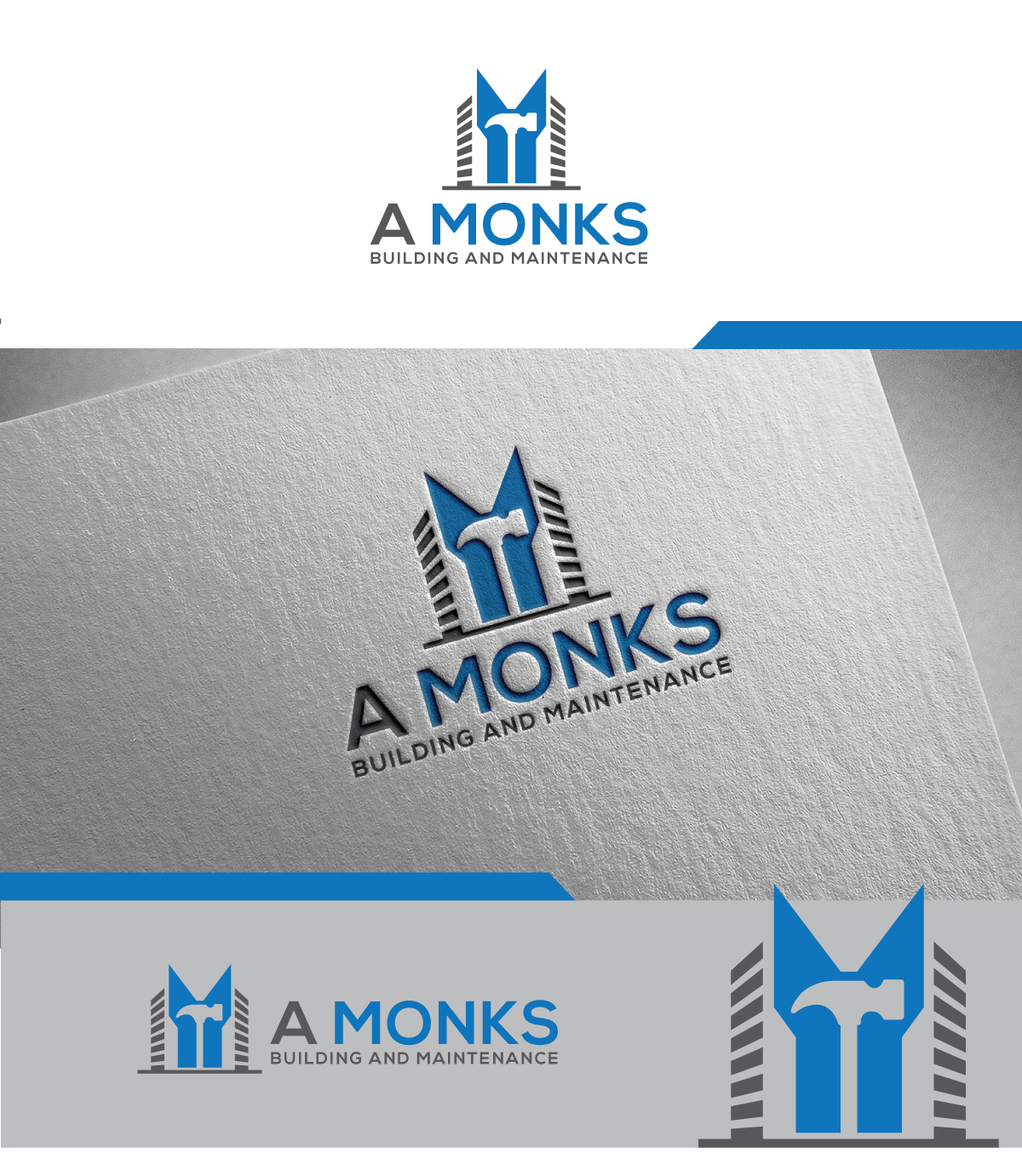 Logo Design by creativepix for A Monks Building and Maintenance  | Design #28973562