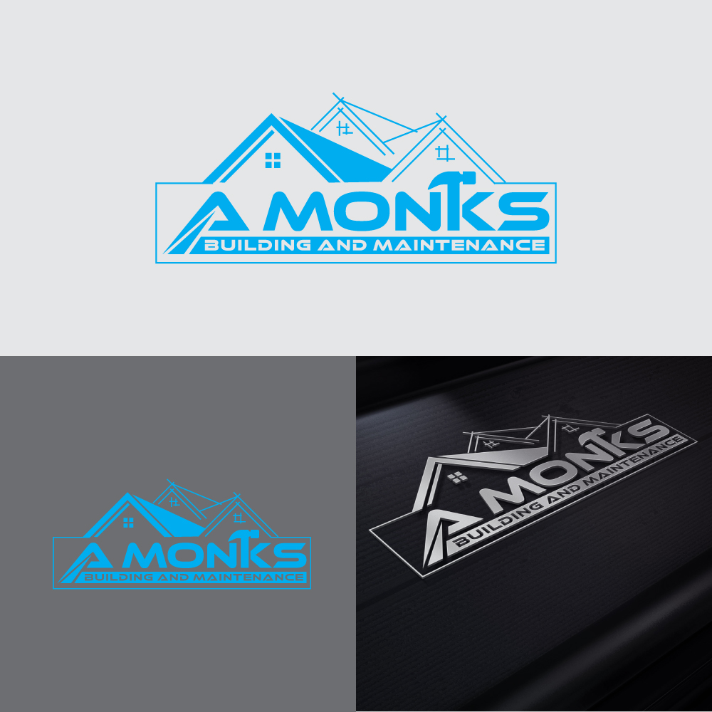 Logo-Design von TrisDesign für A Monks Building and Maintenance  | Design #28973635