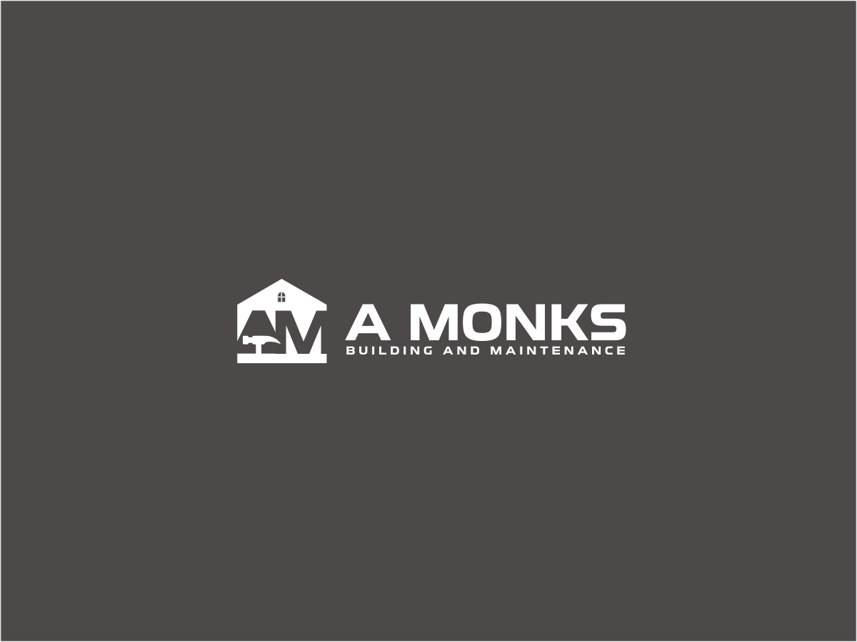 Logo Design by Actives for A Monks Building and Maintenance  | Design #28974390