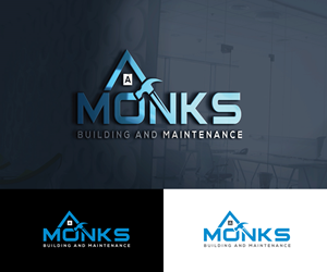 Logo-Design von step forward 2 für A Monks Building and Maintenance  | Design: #28973236