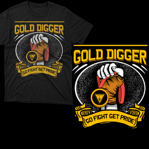 Knowledge and Gold Digger Design | T-Shirt-Design von BUTTER work