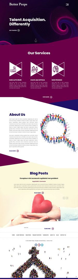 Web Design by pb for this project | Design: #28977053