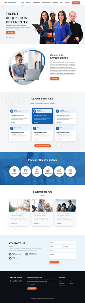 Web Design by pb for this project | Design: #28977054