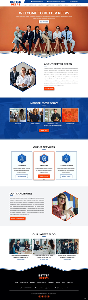 Web Design by pb for this project | Design: #28977055