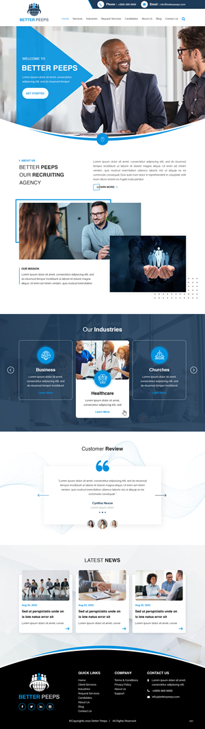 Web Design by pb for this project | Design: #28977058