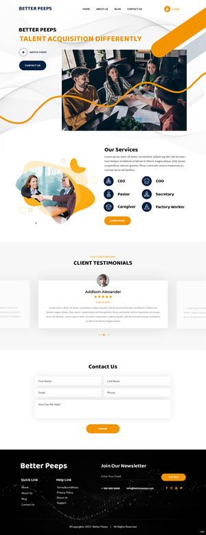 Web Design by pb for this project | Design: #28977062