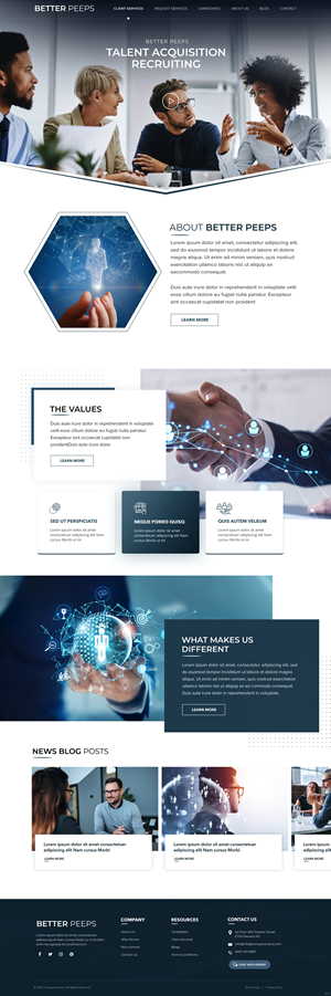 Web Design by pb for this project | Design: #28977064