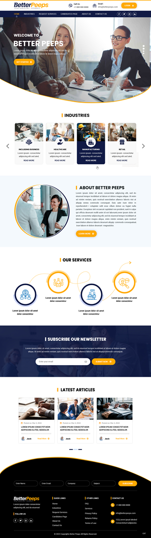 Web Design by pb for this project | Design: #28983440