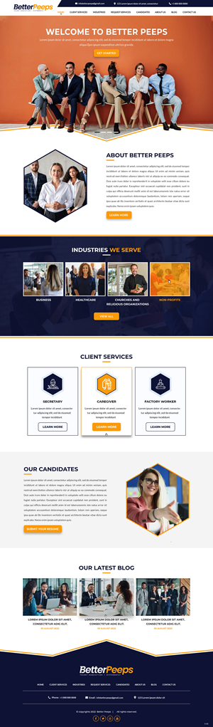 Web Design by pb for this project | Design: #28989421