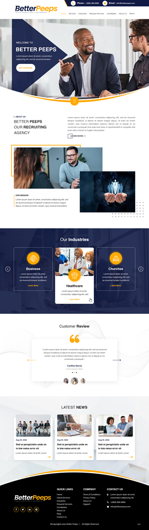 Web Design by pb for this project | Design: #28989425