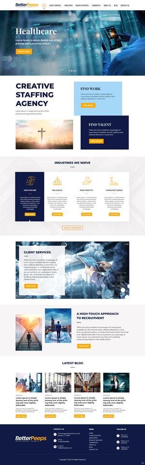 Web Design by pb for this project | Design: #28989432