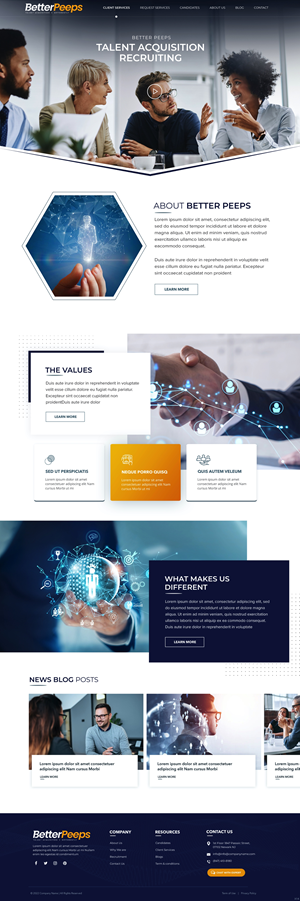 Web Design by pb for this project | Design: #28989433