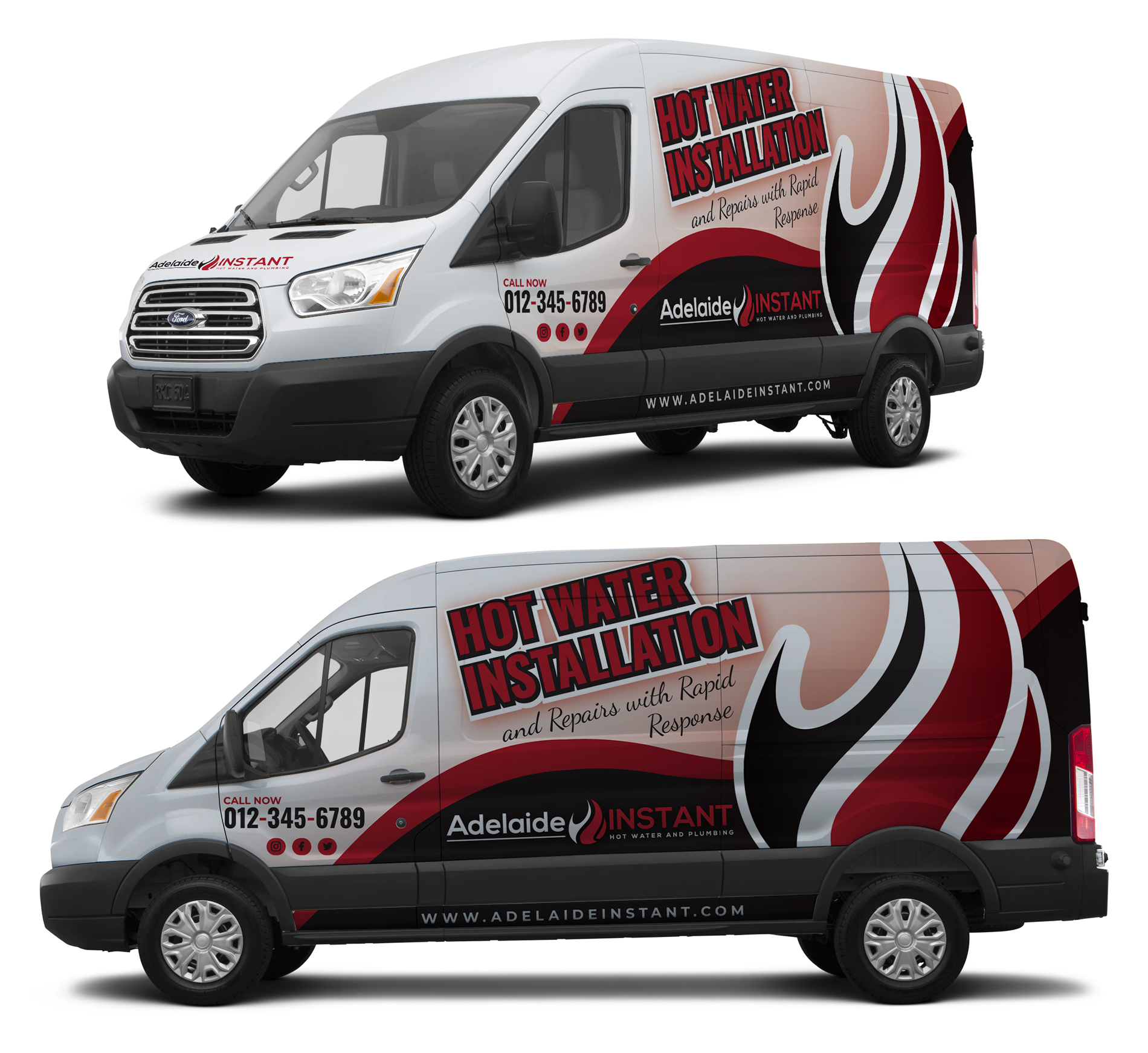 Car Wrap Design by Impressive Sol for Premier Gas and Plumbing | Design #28981267
