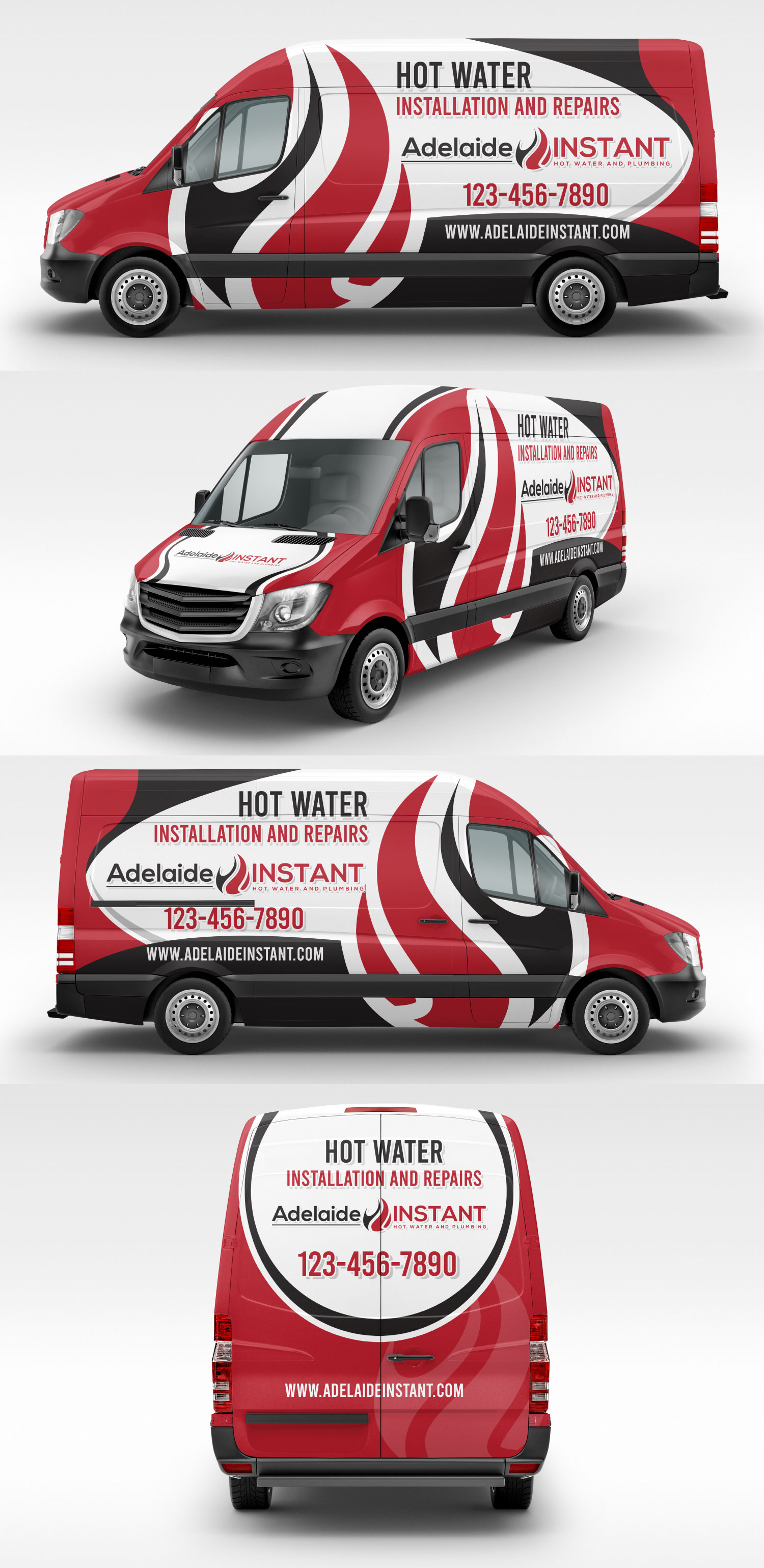Diseño de Rotulación de Vehículo por LAXMI DESIGNHUB para Premier Gas and Plumbing | Diseño #28981298