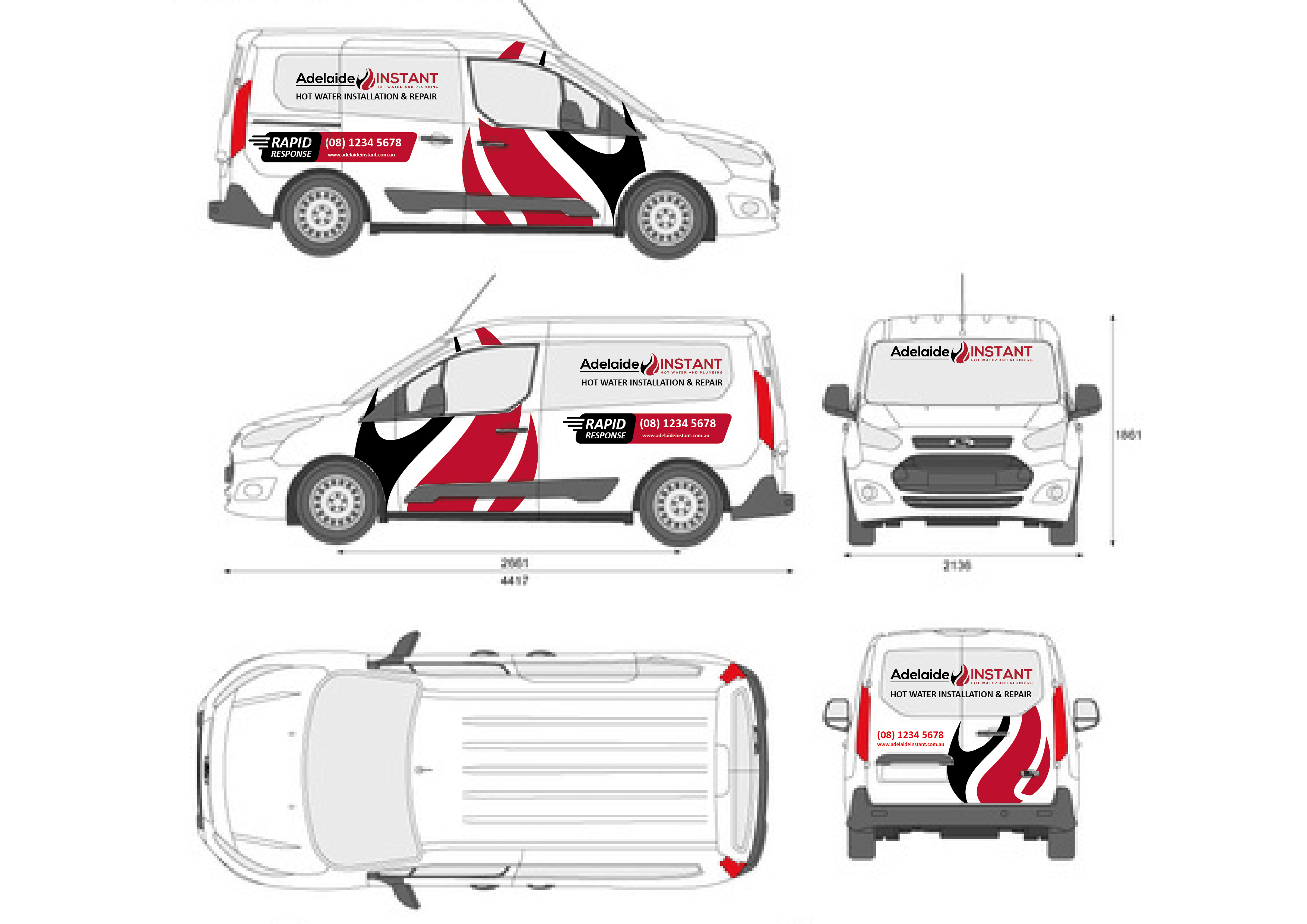 Car Wrap Design by Javelin Studio for Premier Gas and Plumbing | Design #28999763