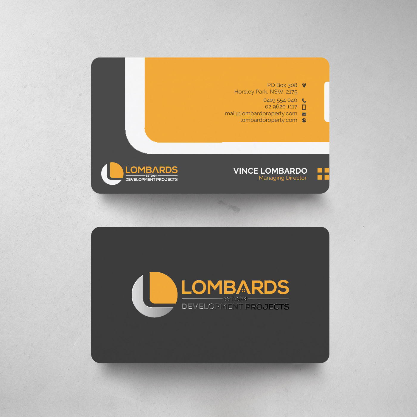Business Card Design by chandrayaan.creative for this project | Design #28980536