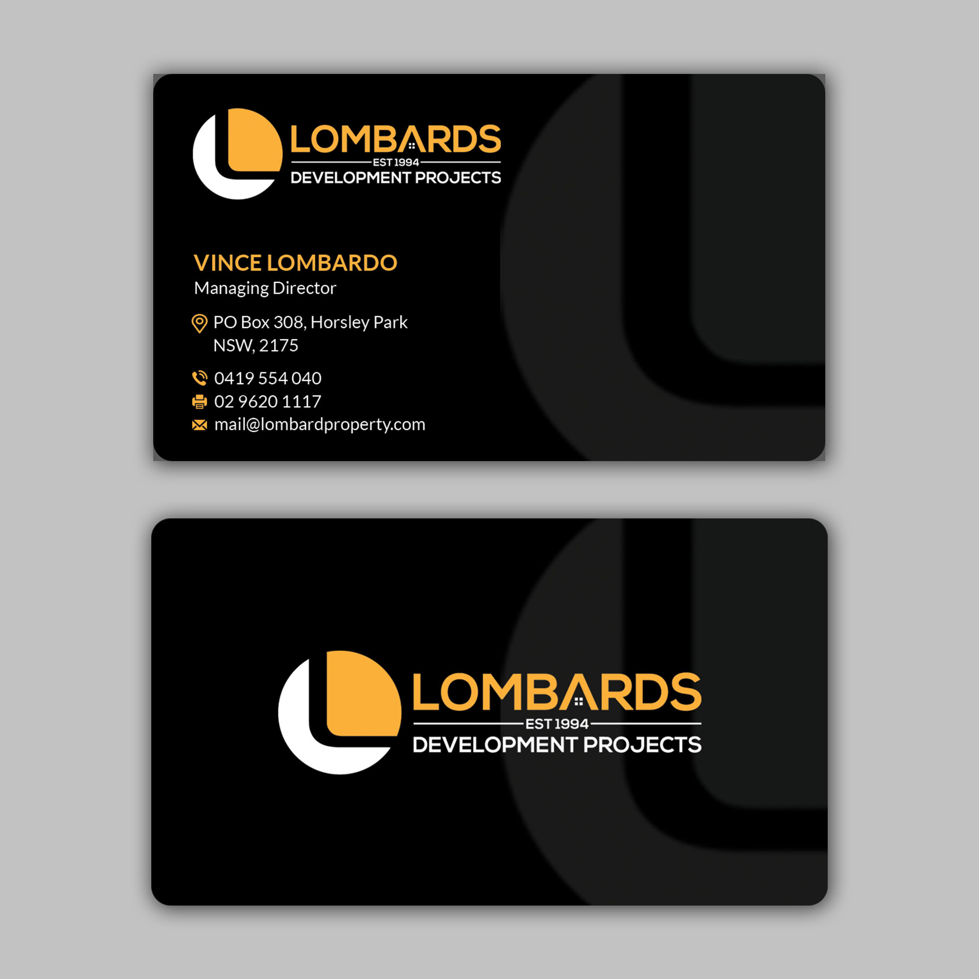 Diseño de Tarjeta de Presentación por T.R para este proyecto | Diseño #28988379