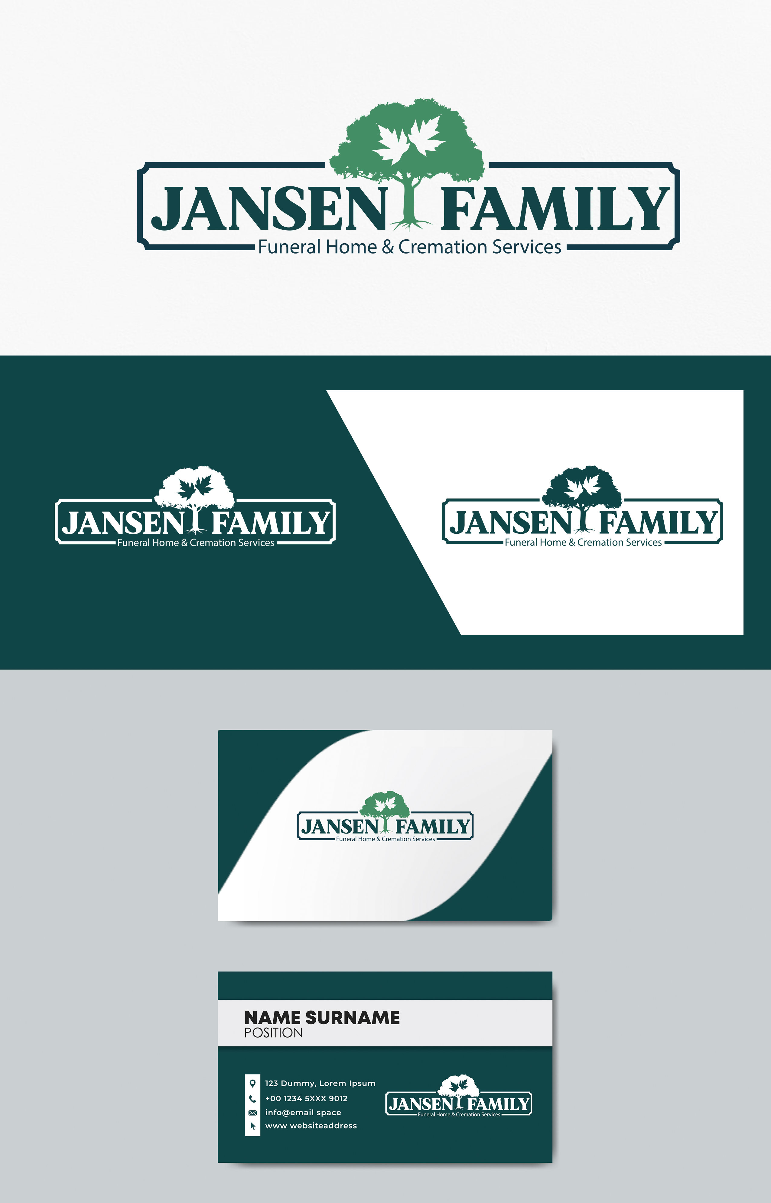 Logo Design by AnjelsS for Jansen Family Funeral Home | Design #28976838