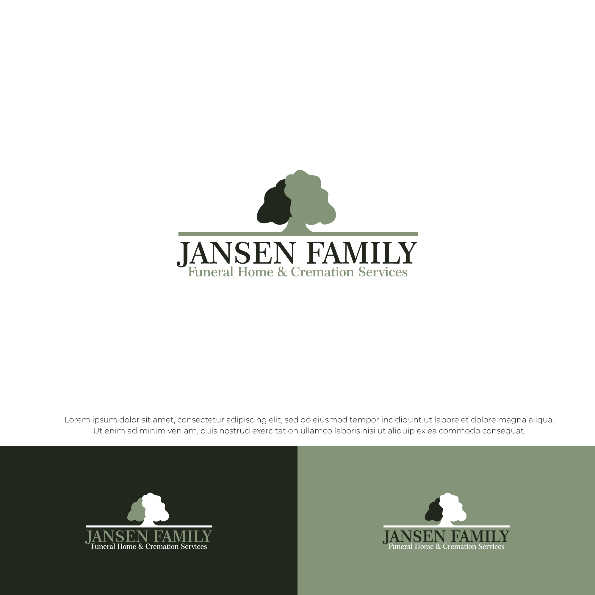 Diseño de Logo por alitjuara para Jansen Family Funeral Home | Diseño #29006568