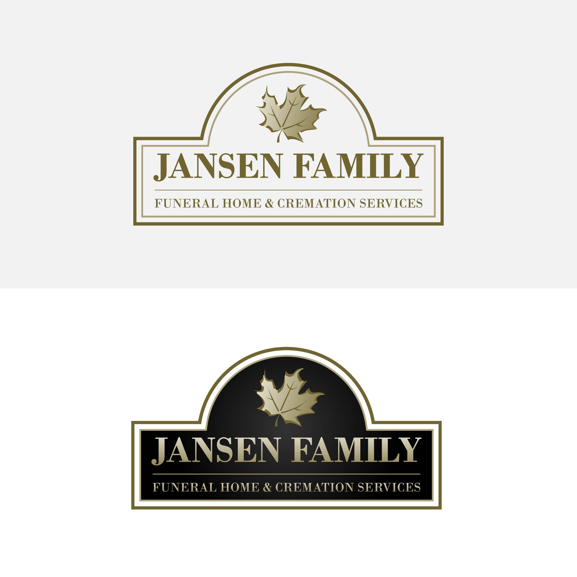 Logo-Design von kaushal 05 für Jansen Family Funeral Home | Design #28977877