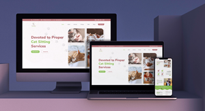 Web Design by 3Guys for SweetBeansCatSitting | Design: #28994704