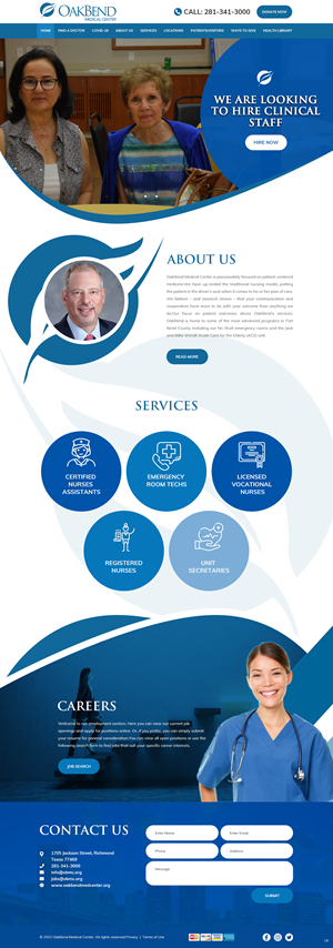 Diseño de Página de Aterrizaje por pb para OakBend Medical Center | Diseño: #28989569