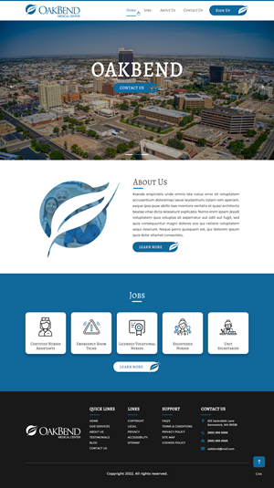 Diseño de Página de Aterrizaje por pb para OakBend Medical Center | Diseño: #28989579