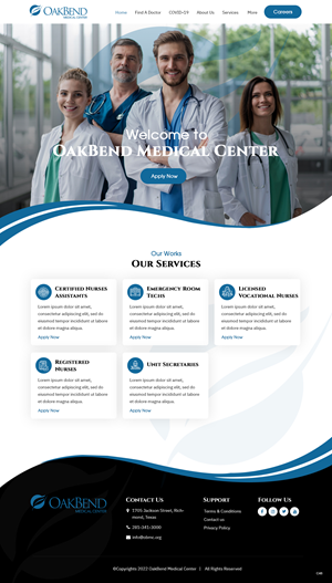 Diseño de Página de Aterrizaje por pb para OakBend Medical Center | Diseño: #28994217