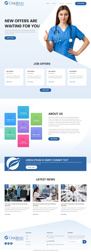 Landing Page Design by rightway for OakBend Medical Center | Design: #29002043