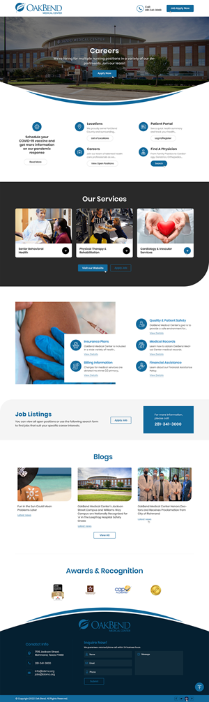 Landing Page Design by Ved Web Services